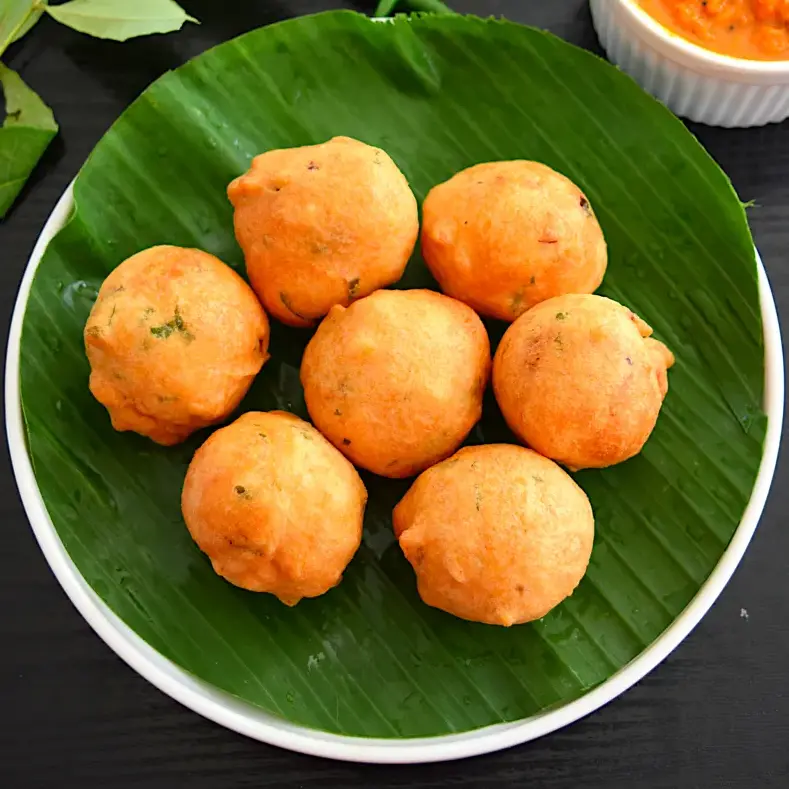 Fresh South Indian Bonda at MH Dosa Hut Gampaha