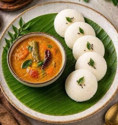 Fresh South Indian Idli at MH Dosa Hut Gampaha