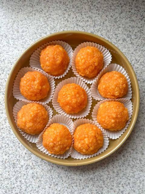 Fresh South Indian Laddu at MH Dosa Hut Gampaha